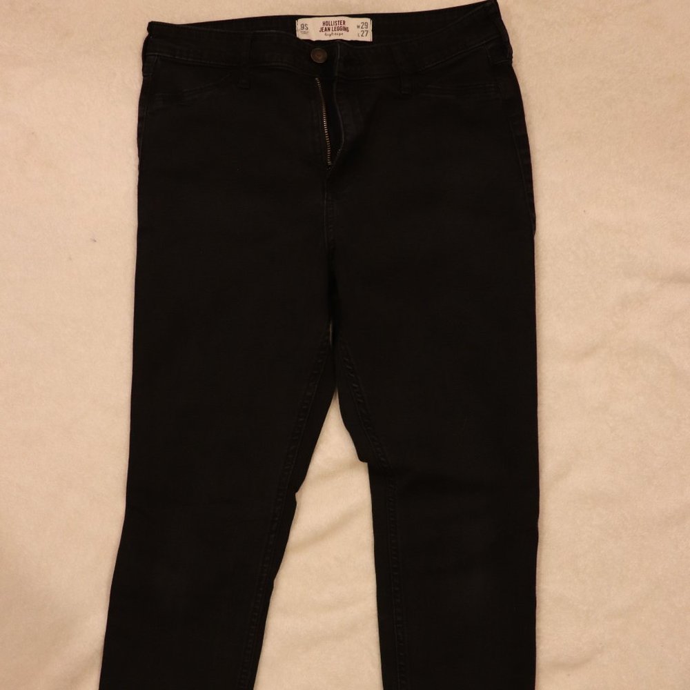 Highrise Black Hollister Jean Jegging